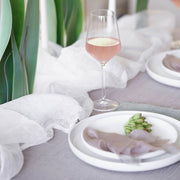Warm Taupe - Textured Cotton Tablecloth