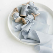 Blue Bonnet - Frayed Silk Ribbon