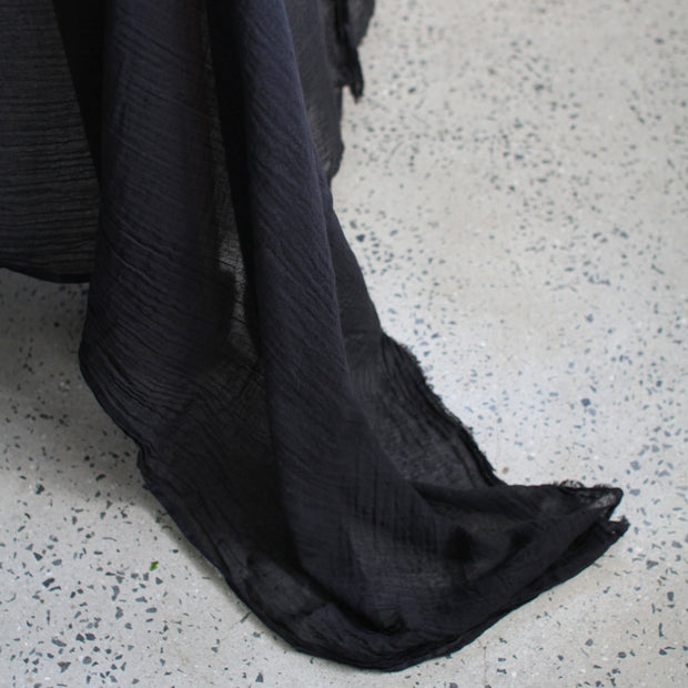 Charcoal - Textured Cotton Styling Fabric
